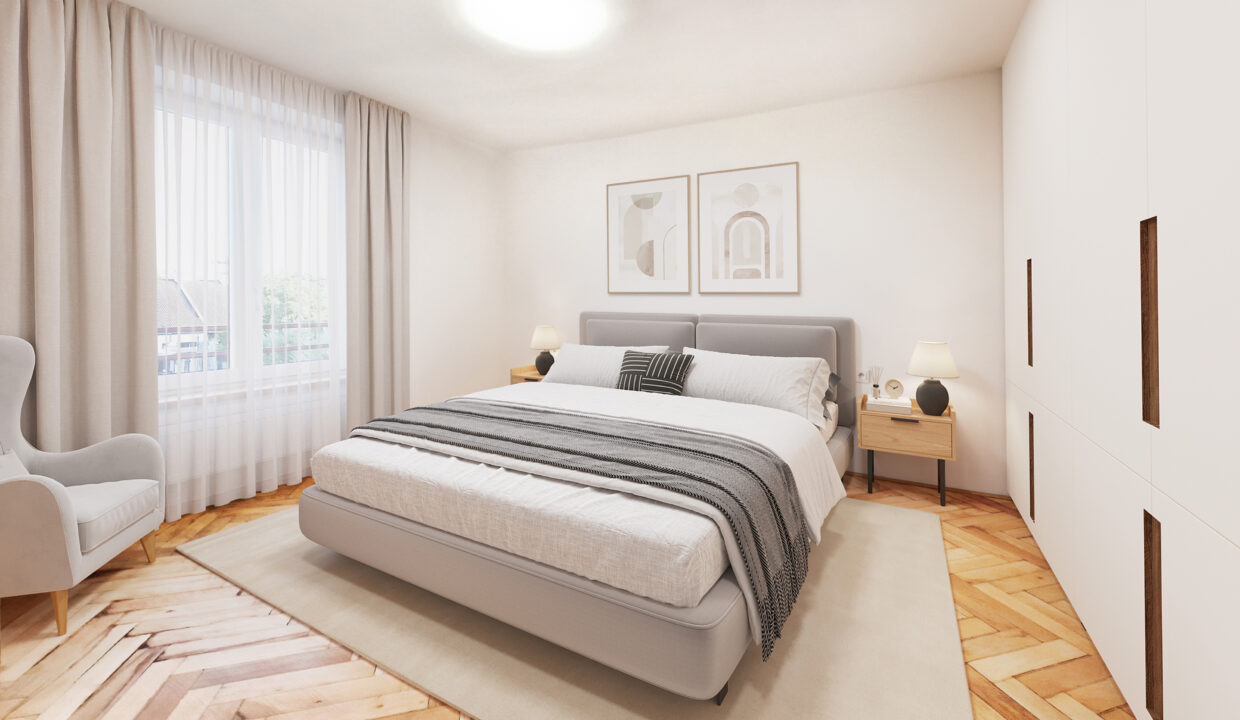 02 VIRTUÁLNÍ STAGING LOŽNICE SE SKŘÍNÍ