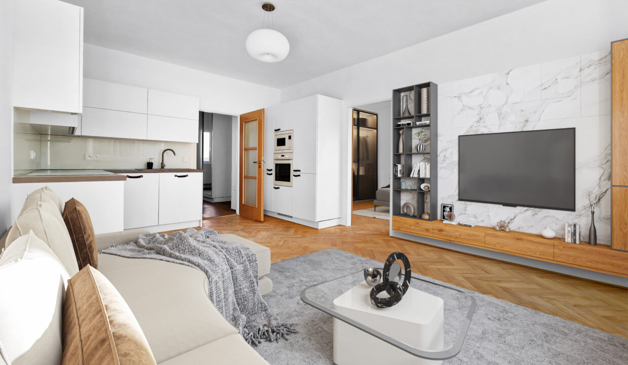 Pepa Polska homestaging obyvaci pokoj bez stolu